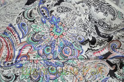 Шелк атласный "Etro" (в-187)