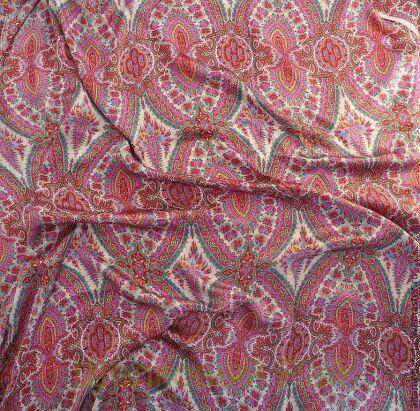 Атласный шелк "ETRO" (ж-121) (цвет розовый)