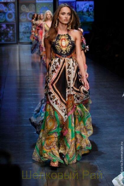 Шелк "Dolce&Gabbana" (а-60)