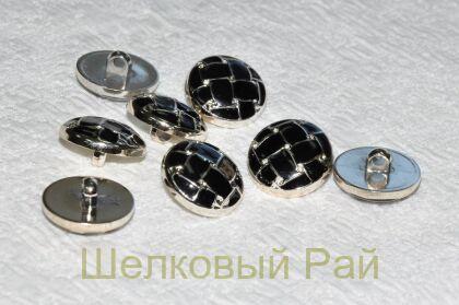 Пуговица пластиковая (д-553) (черный)