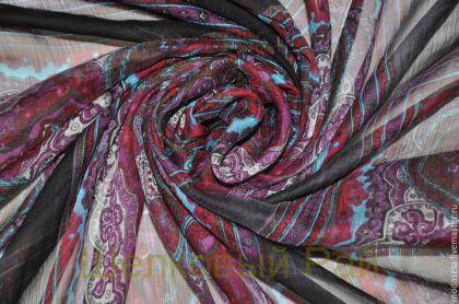 Крэш шифон шелковый "ETRO" (1,3"а")