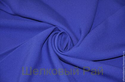 Вискозное кади (цвет синий) (в-235)