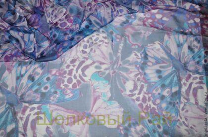 Шифон шелковый "Miss Sixty" (б-25)