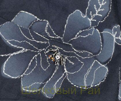 Хлопок с вышивкой "Alberta Ferretti" (1,40 а)