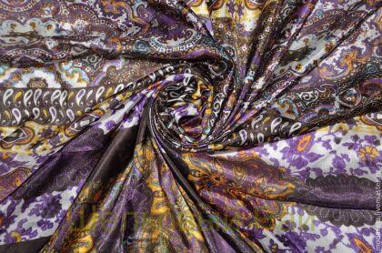 Шелковый муслин "Восточный узор" (1.17"а")