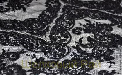 Кружево с кордовой вышивкой "Mariella Burani" е-76