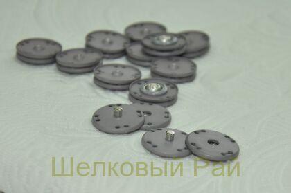Кнопка пришивная Цвет серый матовый 22347/32