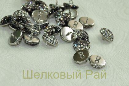 Пуговица пришивная со стразами (82883/24)