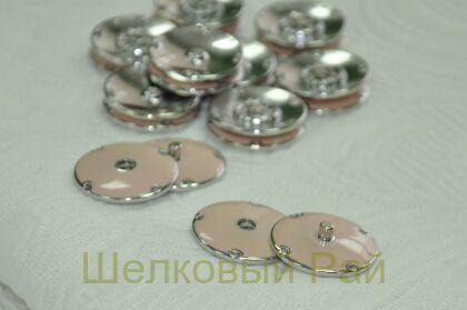 Кнопка пришивная Цвет эмаль бежевая 22027/36