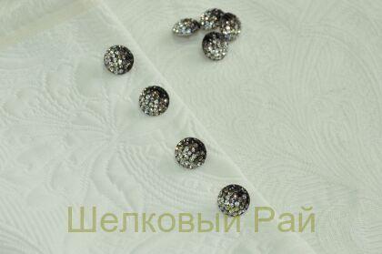 Пуговица пришивная со стразами (82883/24)