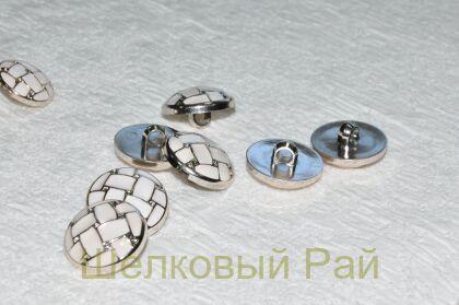 Пуговица пластиковая д-553 (белый)