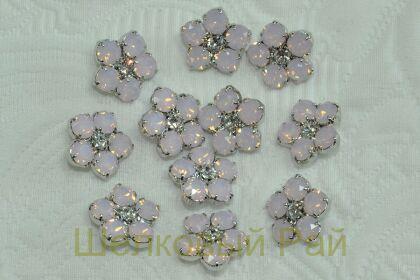 Пуговица декоративная пришивная (21642 rosa)