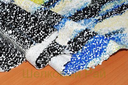 Ткань пайетки с тигром (панель) д-595