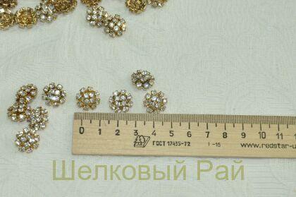 Пуговица пришивная золото (20447/22)