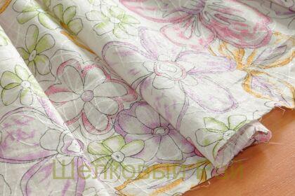 Хлопок с напылением "Alberta Ferretti" (д-204)