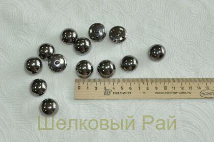 Пуговица металлическая "Gucci" (круглая) д-597