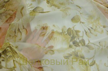 Органза шелковая "Gai Mattiolo" (д-149)