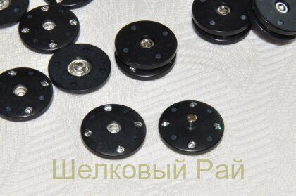 Кнопка пластиковая со стразами (22771/36;ne)