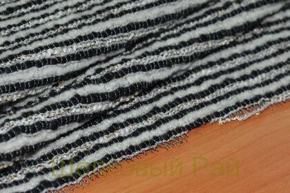 Шерстяная ткань букле "CHANEL" (д-430)