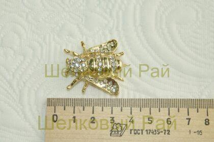 Брошь декоративная пчелка "Gucci"