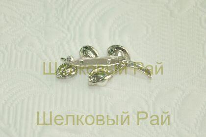 Брошь декоративная "Ветка жемчуга"