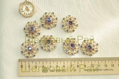 Пуговица пришивная "DOLCE&GABBANA" (26 мм.)