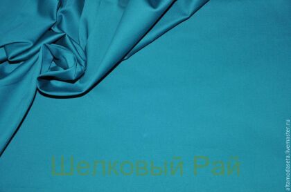 Хлопок сатиновый (цвет зеленый) (д-16)