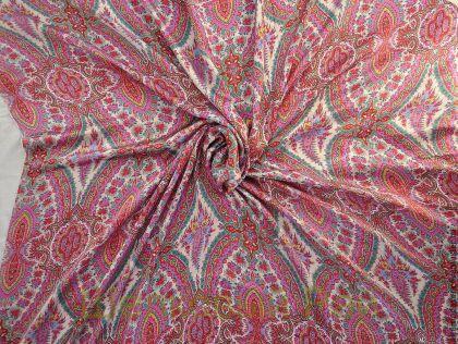 Атласный шелк "ETRO" (ж-121) (цвет розовый)