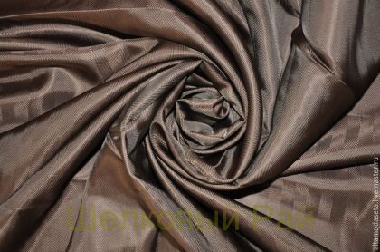 Подкладочная вискоза жаккард Цвет светло-коричневый (в-265)