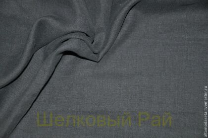 Лен с хлопком Цвет черный (ж-81)