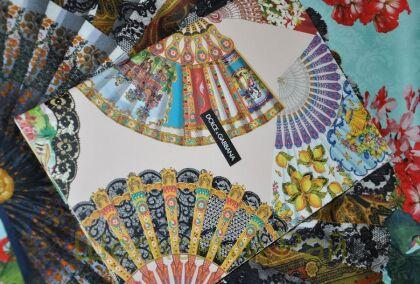 Жаккард с веерами "Dolce & Gabbana" (в-316)