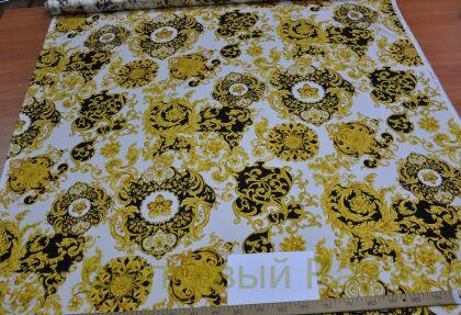 Шелк стрейч "Versace" (д-1195)