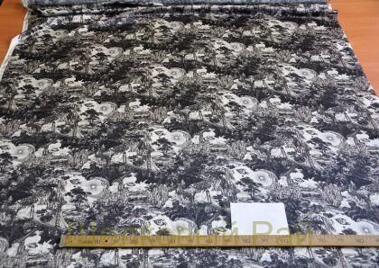 Шелк атласный матовый "Christian Dior" (д-1293)