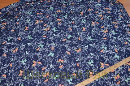 Крепдешин искусственный "R.Cavalli" (д-215)