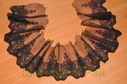 Кружево для отделки любого наряда (цвет-черный) (д-1220)