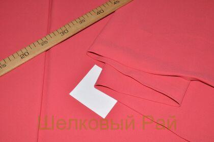 Вискоза кади цвет коралловый (в-240)