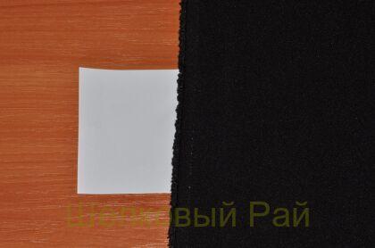 Креповая ткань черная (д-574)