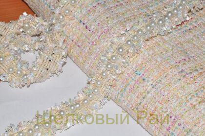 Тесьма для отделки кремовая (д-923)