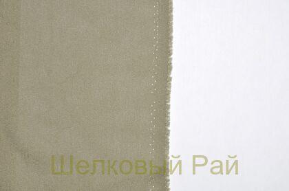 Крепдешин шелк 100% оливковый (д-949)
