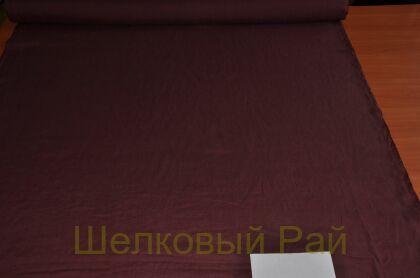 Лен смесовый бордовый (ж-82)