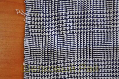 Шерсть с шелком клетка (б-59)