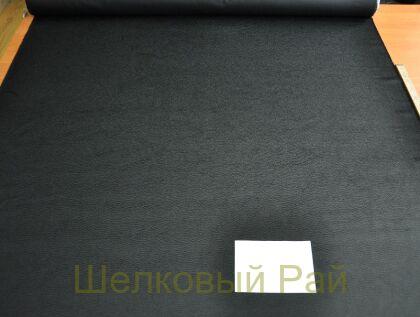 Кашемир волнистый черный "Loro Piana" (д-1328)