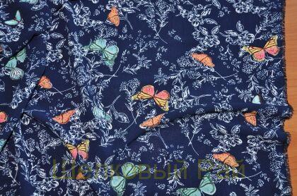 Крепдешин искусственный "R.Cavalli" (д-215)