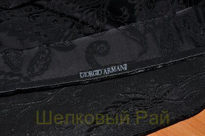 Жаккард "Armani" Цвет черный (г-216)