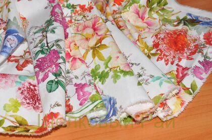 Хлопок стрейч джинсовый (в-131)