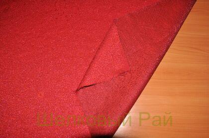 Жаккард с люрексом красный "Giorgio Armani" (д-1171)