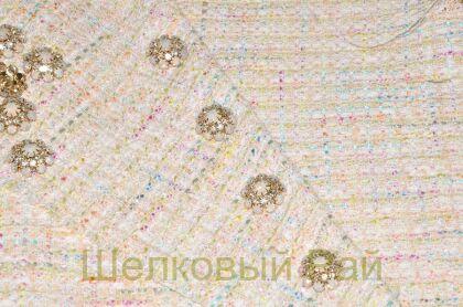 Пуговицы со стразами (К-07) (цвет перламутровый)