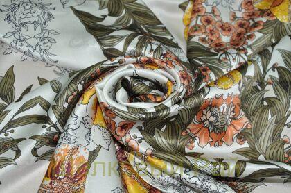 Шелк муслин атласный "Kenzo" а-146