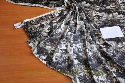 Шелк атласный матовый "Christian Dior" (д-1293)