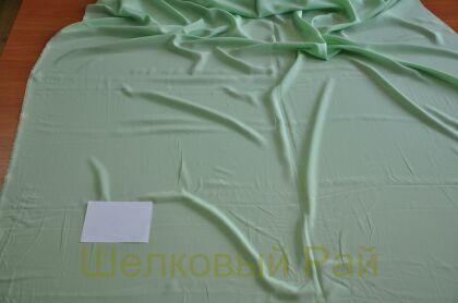 Шелк натуральный салатовый (г-204)